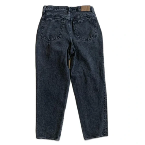 Madewell Black Baggy Tapered Jeans Size 28 - Picture 7 of 8